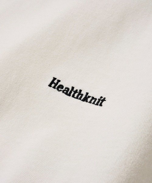 「Healthknit」 半袖Tシャツ MEDIUM オフホワイト メンズ_画像9