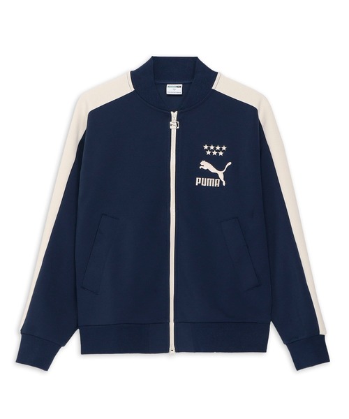 PUMA（プーマ） ジャージブルゾン SMALL ネイビー メンズ : ZOZOTOWN