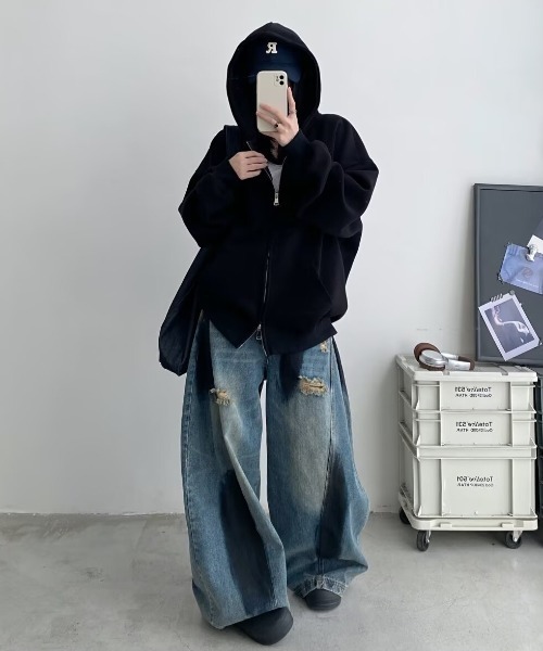 「MGV」 デニムパンツ MEDIUM ブルー メンズ_画像6