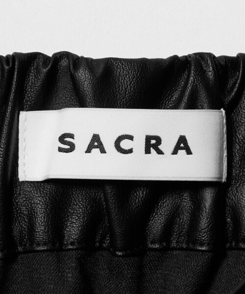 SACRA（サクラ） ロング スカート 「SACRA」レザーライク マキシ