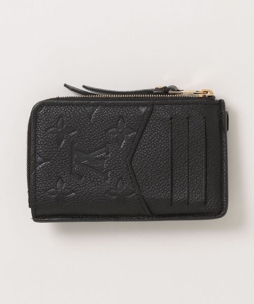 LOUIS VUITTON カードケース ブラック LOUIS VUITTON（ルイ・ヴィトン） カードケース - ブラック レディース