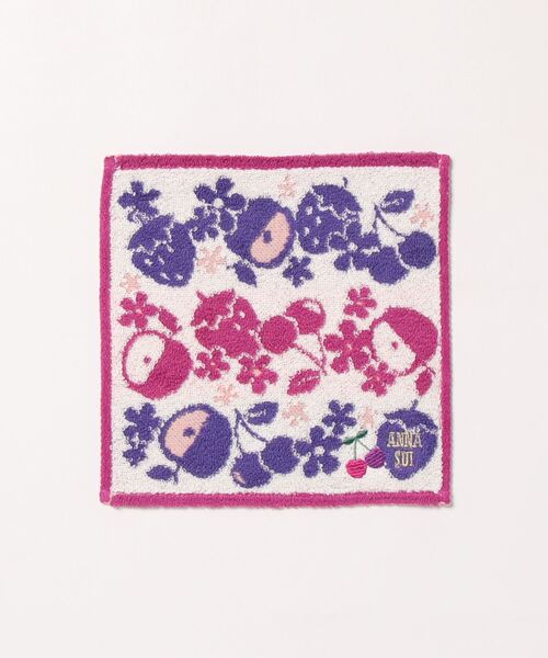 ANNA SUI（アナスイ） ハンカチ フルーツ柄 タオルハンカチ レディース