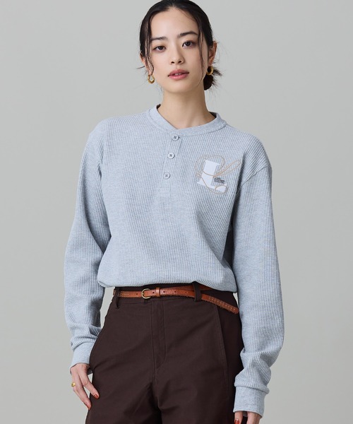 LACOSTE（ラコステ） ヘンリーネック tシャツ 「オンライン限定