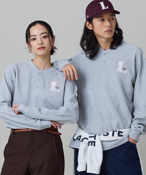 LACOSTE（ラコステ） ヘンリーネック tシャツ 「オンライン限定