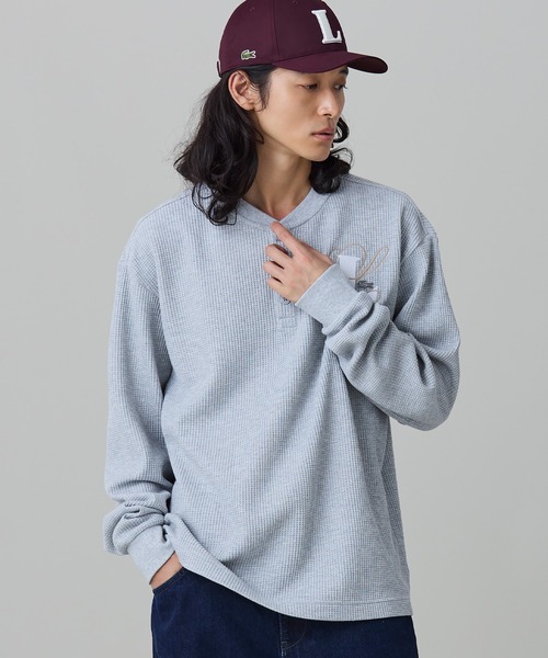 LACOSTE（ラコステ） ヘンリーネック tシャツ 「オンライン限定