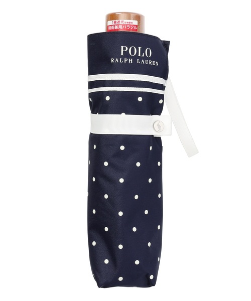 新品未使用ラルフローレン晴雨兼用折りたたみ傘50cm安全ロクロ POLO RALPH LAUREN 折りたたみ傘 遮光 晴雨兼用折りたたみ日傘