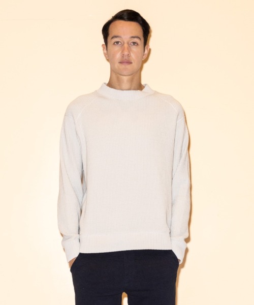 Jackman（ジャックマン） セーター ニット Waffle Midneck メンズ