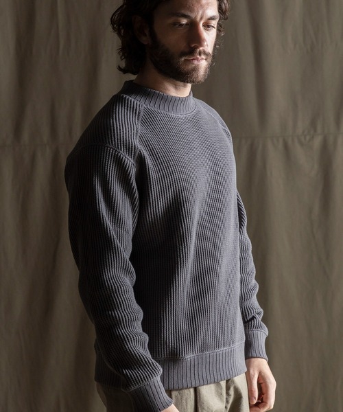 Jackman（ジャックマン） セーター ニット Waffle Midneck メンズ