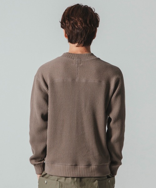 Jackman（ジャックマン） セーター ニット Waffle Midneck メンズ