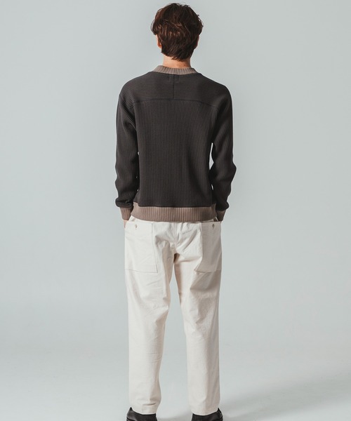 Jackman 長袖セーター M アイボリー/ネイビー 楽天市場】Jackman(ジャックマン) Waffle Midneck ワッフルミッド