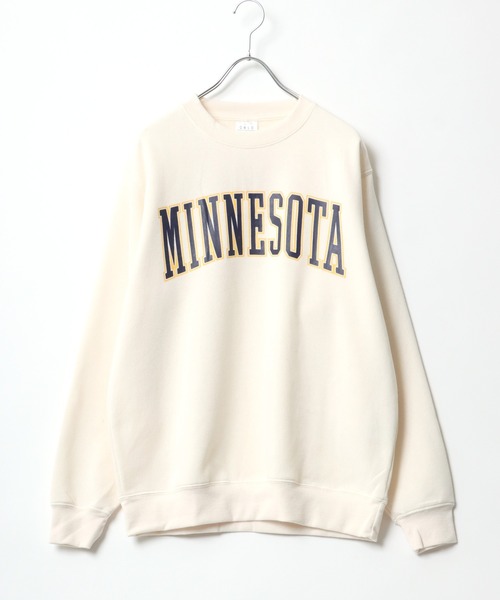 須郷様(カレッジ) スウェット 別注 カレッジロゴ 裏起毛 レディース メンズ トレーナー