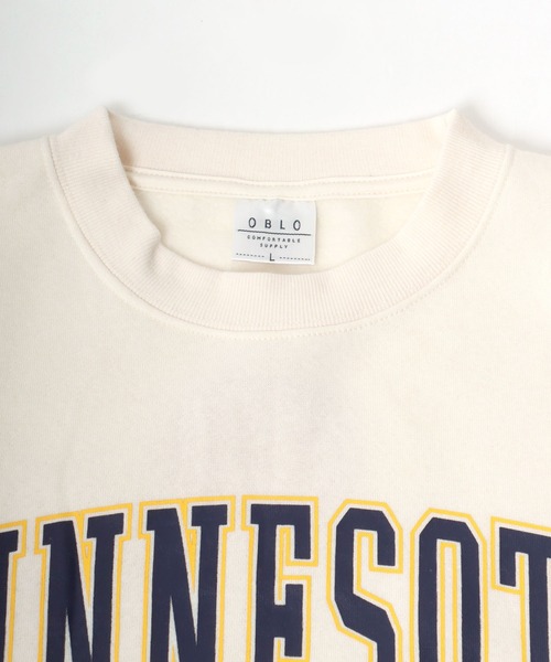 スウェット 別注 カレッジロゴ 裏起毛 レディース メンズ トレーナー