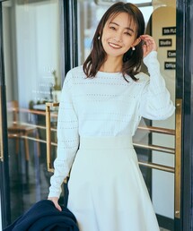 【洗える】 レースパターン ニット ICB｜【洗える】 レースパターン ニット | Rakuten Fashion(楽天