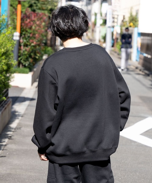 トレーナー スウェット 「WASH FACTORY」 オーバーサイズ プレーン 裏