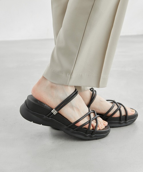 ROPE' PICNIC（ロペ ピクニック） 厚底 サンダル クロスストリング
