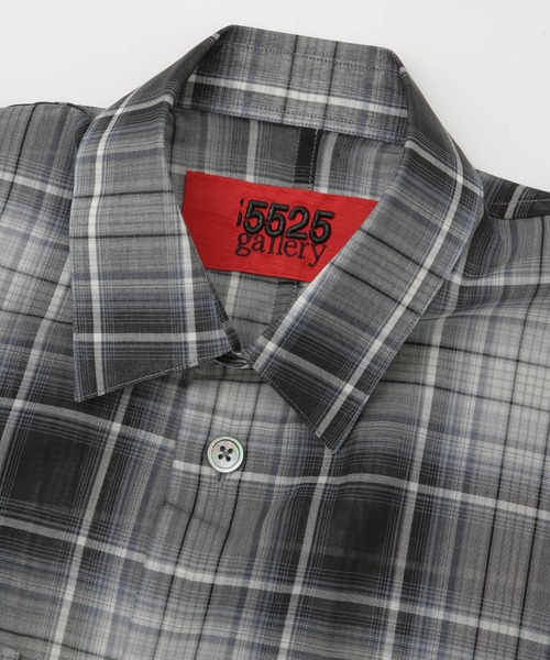 シャツ ブラウス 5525gallery/別注 D/POCKET CTN CHECK SHIRT 5525gallery/別注 D/POCKET CTN CHECK