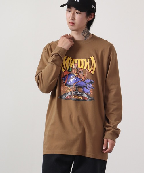 MISHKA（ミシカ） スマホショルダー tシャツ ロングスリーブTシャツ 