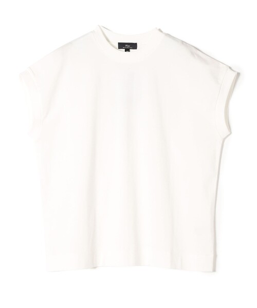 SHIPS for women / シップスウィメン SHIPS Primary Navy Label: ニュー スヴィン コットン フレンチ スリーブ SHIPS Primary Navy Label: ニュー スヴィン コットン フレンチ