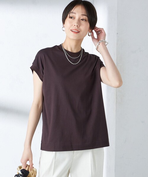 SHIPS tシャツ Primary Navy Label: ニュー スヴィン コットン