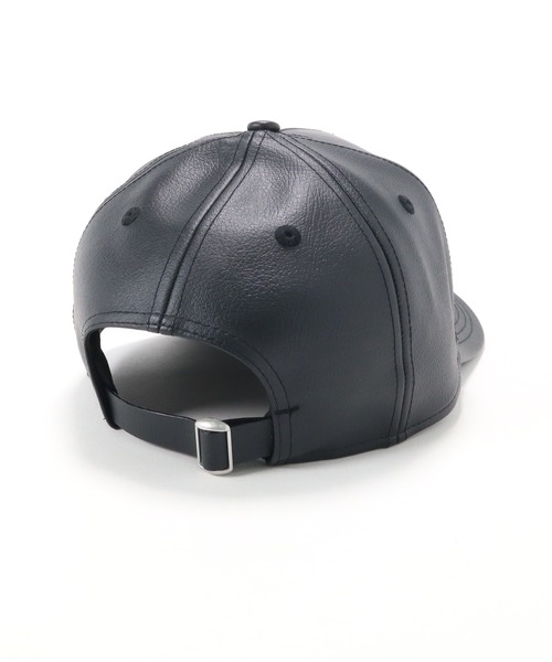 ★ほぼ未使用★ 希少品 New era メタルプレート レザーキャップ NEW ERA（ニューエラ） キャップ 帽子 キャップ メタルプレート
