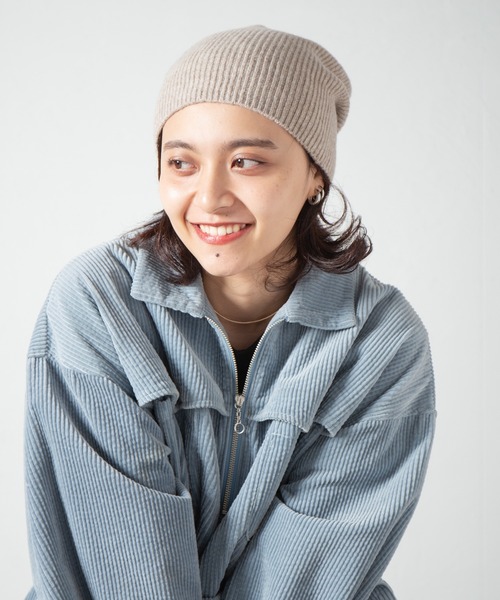 RACAL（ラカル） ニット帽 ニットキャップ Cashmere / Silk Blend Wool