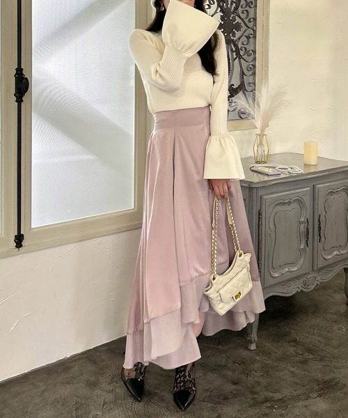 匿名配送❤️ロイヤルパーティー 配色ニットフレアスカート グラデーション 淡色 ROYAL PARTY（ロイヤルパーティー） スカート イレギュラーヘムフレアスカート : ZOZOTOWN Yahoo!店 - 通販 -  Yahoo!ショッピング