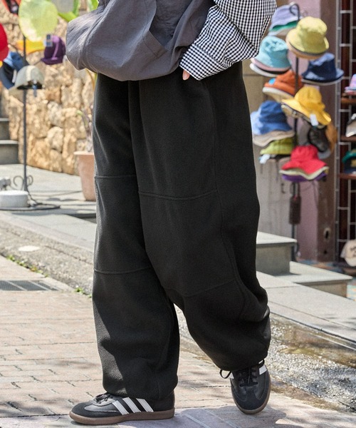 MONO-MART スウェットパンツ ジャージ ルーズシルエットカラー