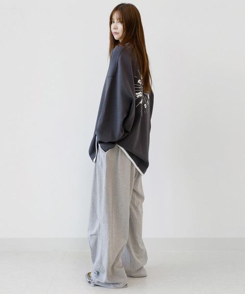 minsobi バルーンワイドパンツ クロップドパンツ クロップドワイドスカートパンツ（その他パンツ）｜minsobi