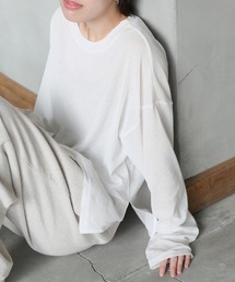 select MOCA（セレクトモカ） tシャツ スラブシアークルーネック