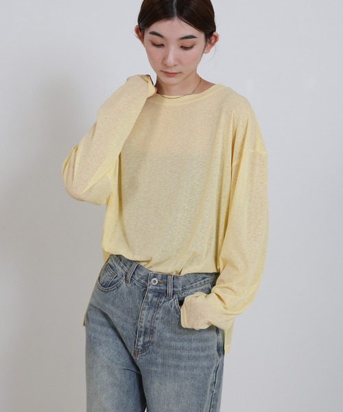 select MOCA(セレクトモカ) tシャツ スラブシアークルーネック select MOCA(セレクトモカ) tシャツ スラブシアークルーネック