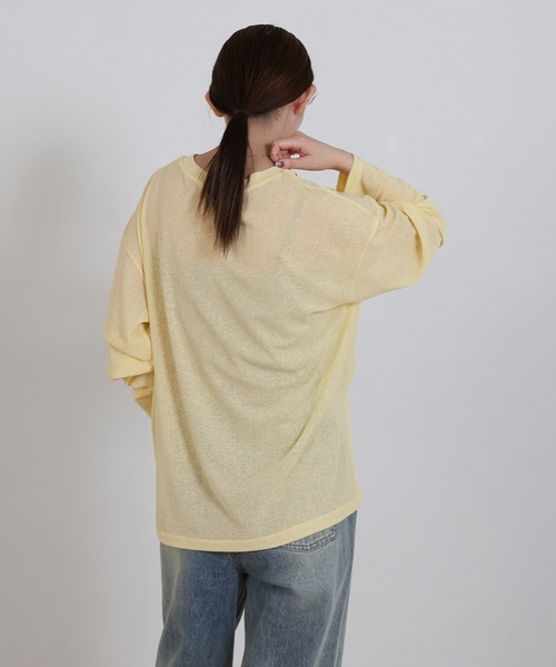 select MOCA（セレクトモカ） tシャツ スラブシアークルーネック