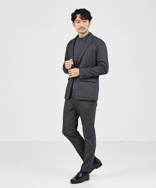 ABAHOUSE GRAY tシャツ 「ふわふわ・もちもち」裏シャギー モック
