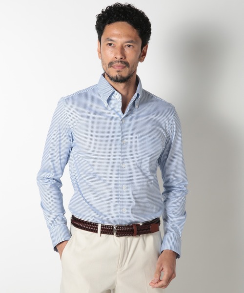MEN'S BIGI（メンズビギ） シャツ 「ACTIVE TAILOR」プリントジャージ
