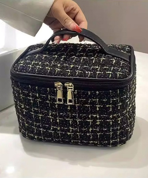 ポーチ チェック柄バニティポーチ レディース : ZOZOTOWN Yahoo!店