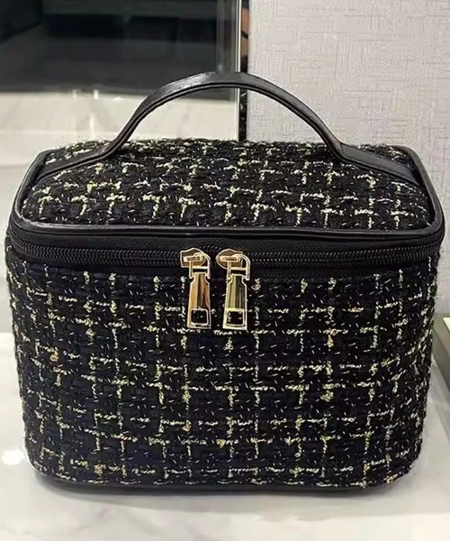 ポーチ チェック柄バニティポーチ レディース : ZOZOTOWN Yahoo!店