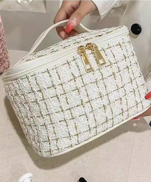 ポーチ チェック柄バニティポーチ レディース : ZOZOTOWN Yahoo!店