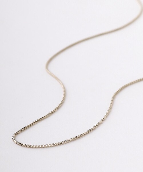 tk.TAKEO KIKUCHI ネックレス シルバーナローネックレス メンズ