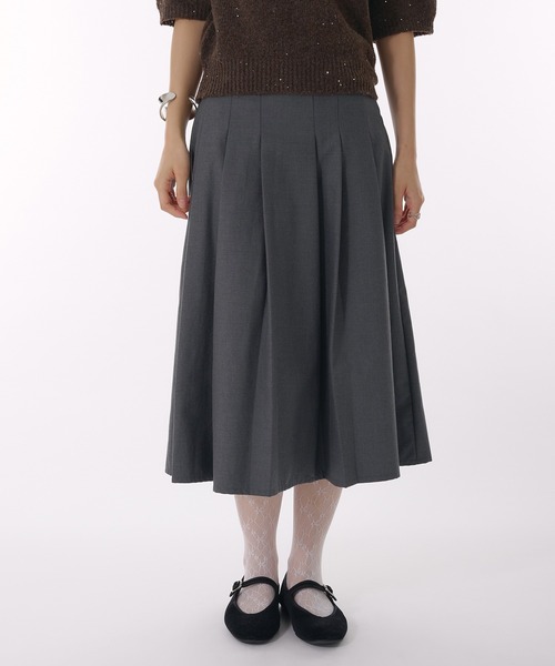 MUHET（ミュエータ） スカート classic midi pleated skirt