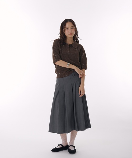 MUHET（ミュエータ） スカート classic midi pleated skirt