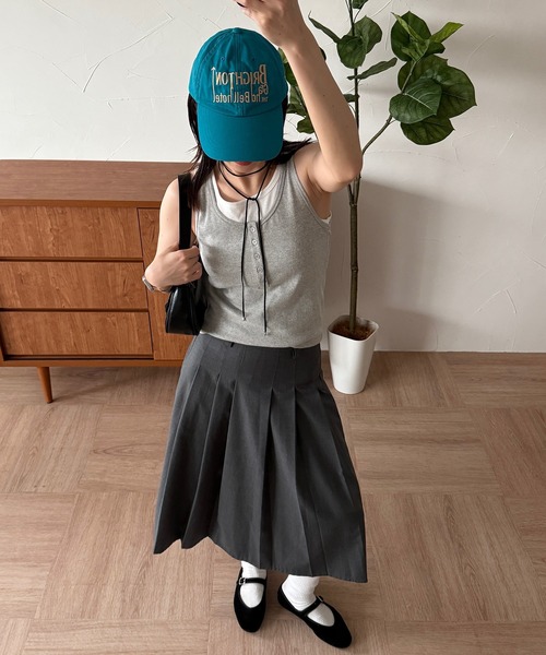 MUHET（ミュエータ） スカート classic midi pleated skirt