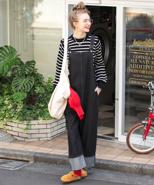 バーバリーブルーレーベル デニム ホース刺繍口ゴ ノバチェック サロペット 36 バーバリーブルーレーベル デニム ホース刺繍口ゴ ノバチェック