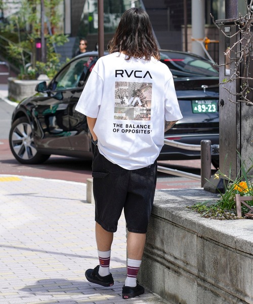 RVCA tシャツ メンズ THRASHED BOX TEE Tシャツ 「2024年春夏