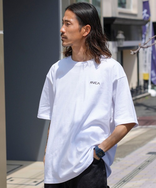完売必須 大人気 RVCA THRASHED BOX Ｔシャツ バックプリント◎ RVCA ルーカ THRASHED BOX RVCA TEE メンズ 半袖 Tシャツ バック
