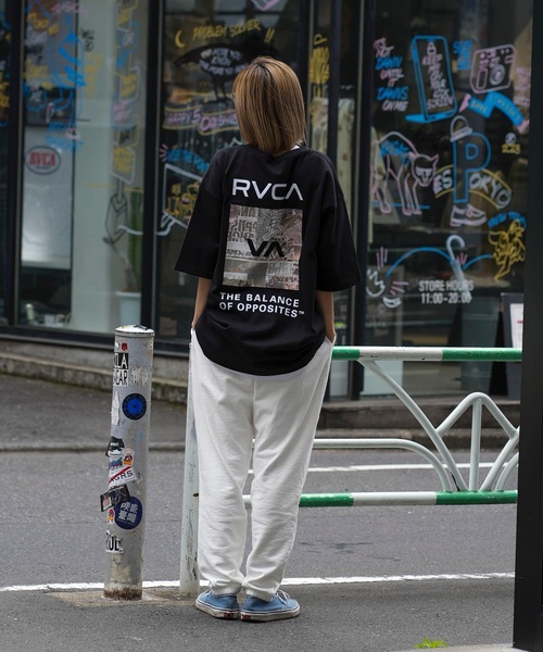 RVCA tシャツ メンズ THRASHED BOX TEE Tシャツ 「2024年春夏