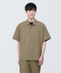 ポロシャツ 紳士　風を通すストレッチ半袖布帛ポロシャツ メンズ｜ZOZOTOWN Yahoo!店