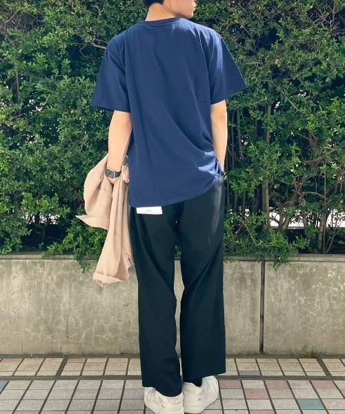 アメリカーナLEE別注ボックスプリーツ6部袖Tシャツ Lee（リー） tシャツ 「Lee」別注 デニムポケット Tシャツ メンズ