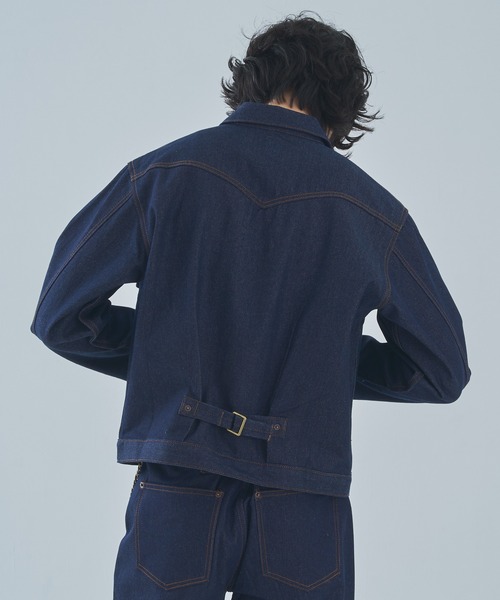 美品♪LENO リノ1stタイプ デニムジャケット Gジャン 濃紺 02 sc5 Noen（ノエン） デニムジャケット gジャン デニムジャケット1st