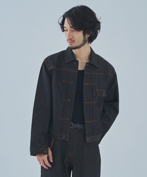 デニムジャケット gジャン デニムジャケット1st.「セットアップ対応」 メンズの画像