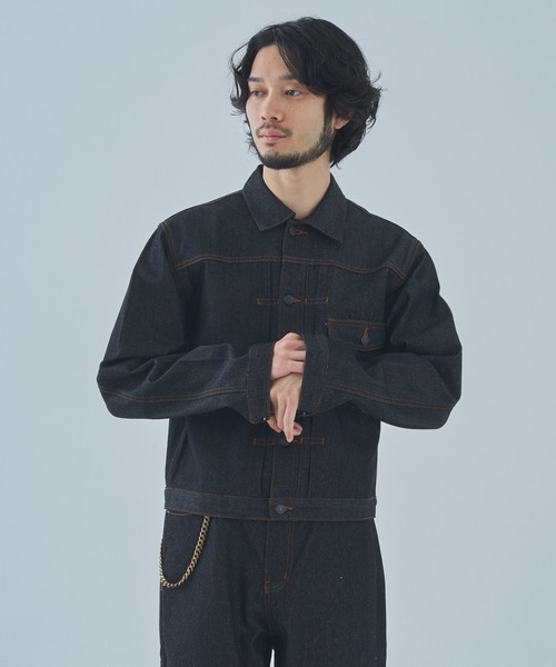 デニムジャケット gジャン デニムジャケット1st.「セットアップ対応」 メンズの画像