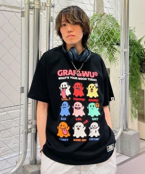 EMODA - ☆くじら様☆CLANE 半袖カットソー GRAF＆WU tシャツ A'GEM/9 × .kom 「GRAF＆WU/グラフアンドユー